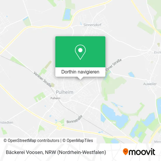 Bäckerei Voosen Karte