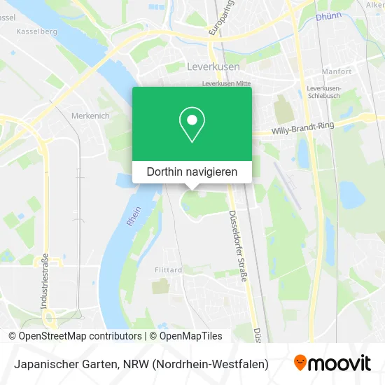 Japanischer Garten Karte