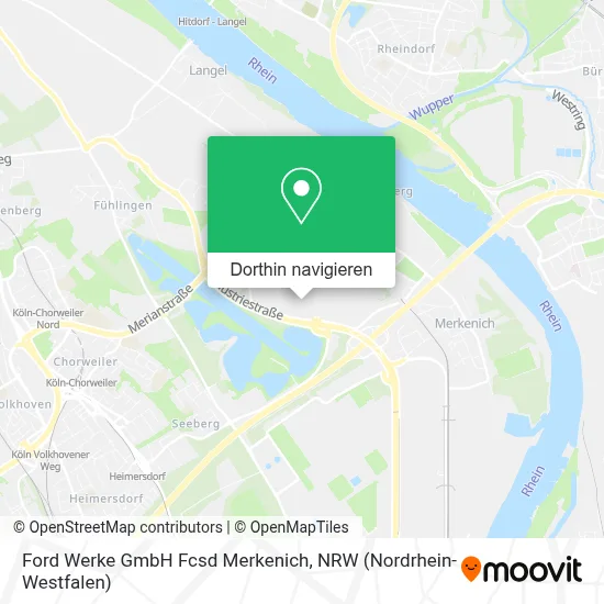 Ford Werke GmbH Fcsd Merkenich Karte