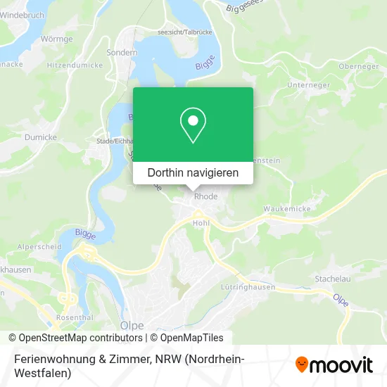 Ferienwohnung & Zimmer Karte