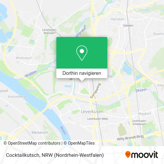 Cocktailkutsch Karte