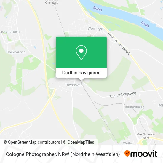 Cologne Photographer Karte