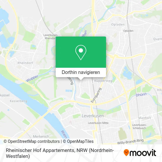 Rheinischer Hof Appartements Karte