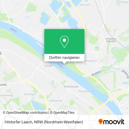 Hitdorfer Laach Karte