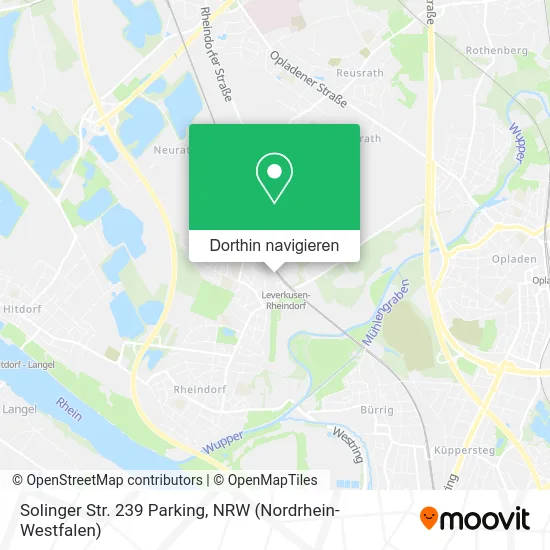 Solinger Str. 239 Parking Karte