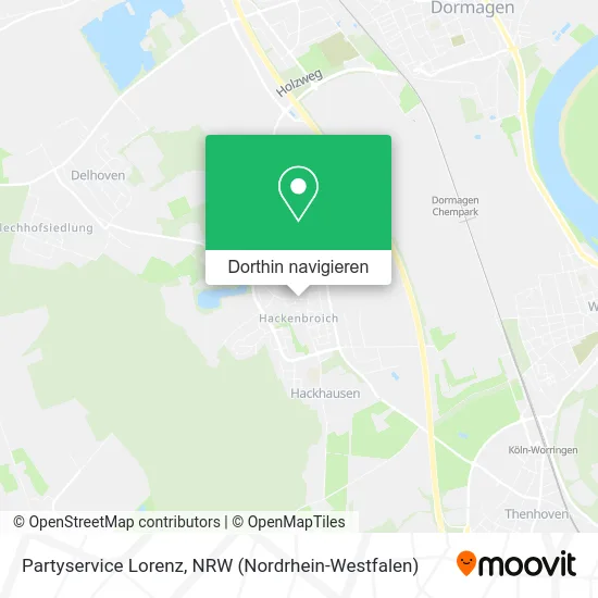 Partyservice Lorenz Karte