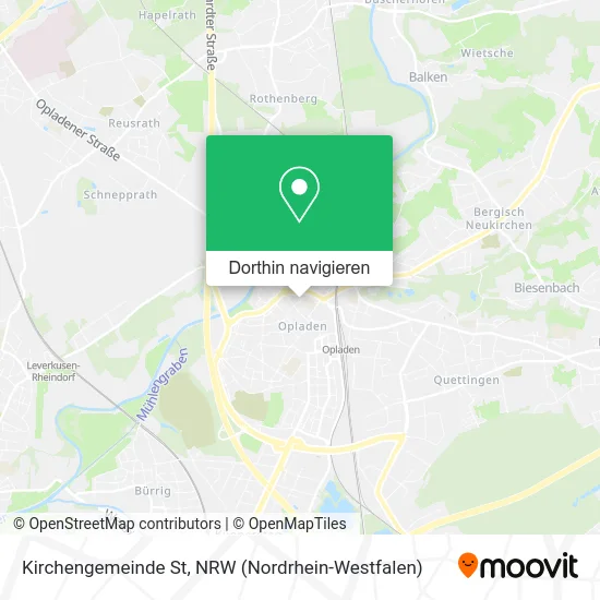 Kirchengemeinde St Karte