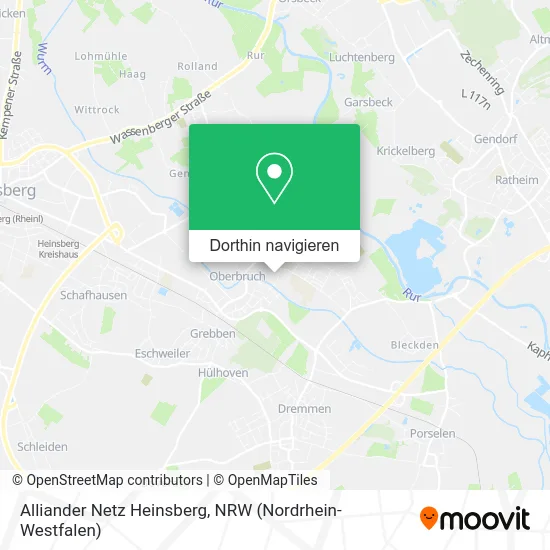 Alliander Netz Heinsberg Karte