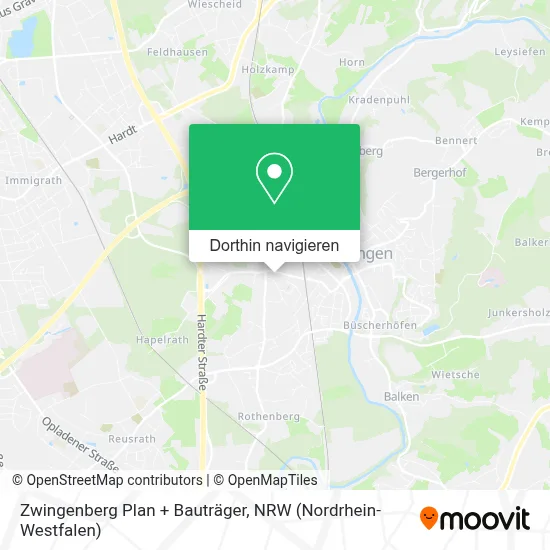 Zwingenberg Plan + Bauträger Karte