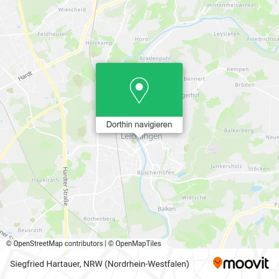 Siegfried Hartauer Karte