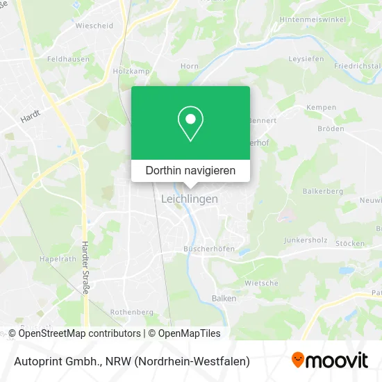 Autoprint Gmbh. Karte