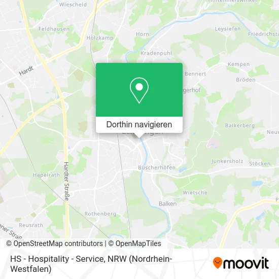 HS - Hospitality - Service Karte