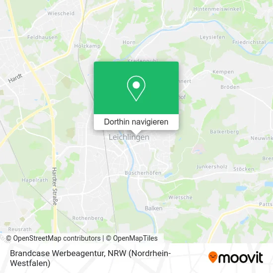 Brandcase Werbeagentur Karte