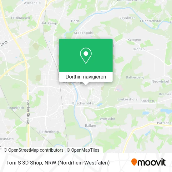 Toni S 3D Shop Karte