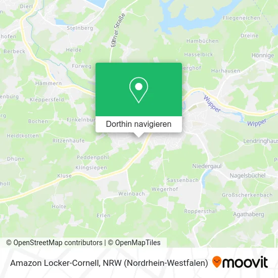 Amazon Locker-Cornell Karte