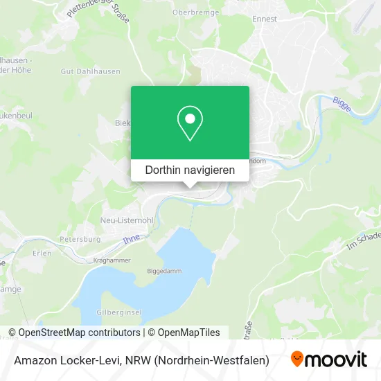 Amazon Locker-Levi Karte