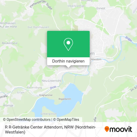 R R-Getränke Center Attendorn Karte