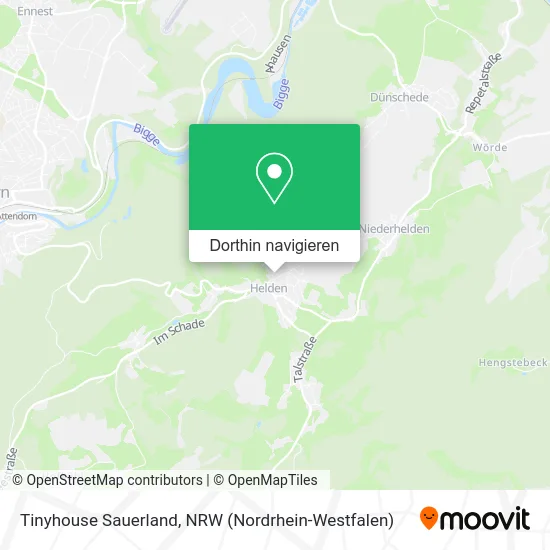 Tinyhouse Sauerland Karte