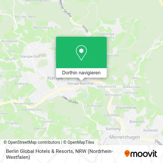 Berlin Global Hotels & Resorts Karte