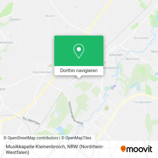 Musikkapelle Kleinenbroich Karte