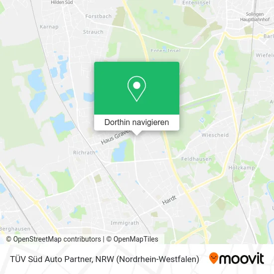 TÜV Süd Auto Partner Karte