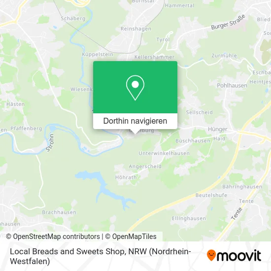 Local Breads and Sweets Shop Karte