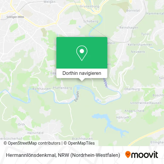 Hermannlönsdenkmal Karte