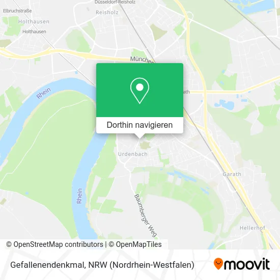 Gefallenendenkmal Karte