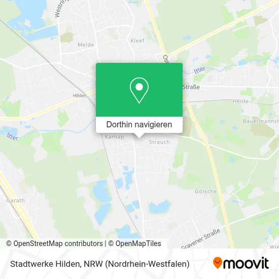 Stadtwerke Hilden Karte