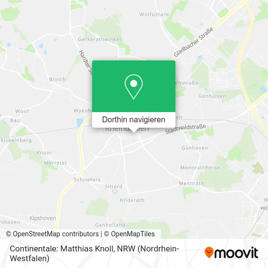 Continentale: Matthias Knoll Karte