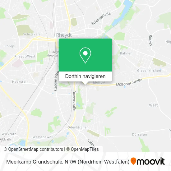 Meerkamp Grundschule Karte