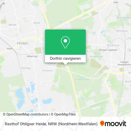 Rasthof Ohligser Heide Karte