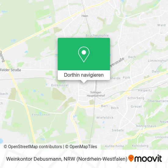 Weinkontor Debusmann Karte