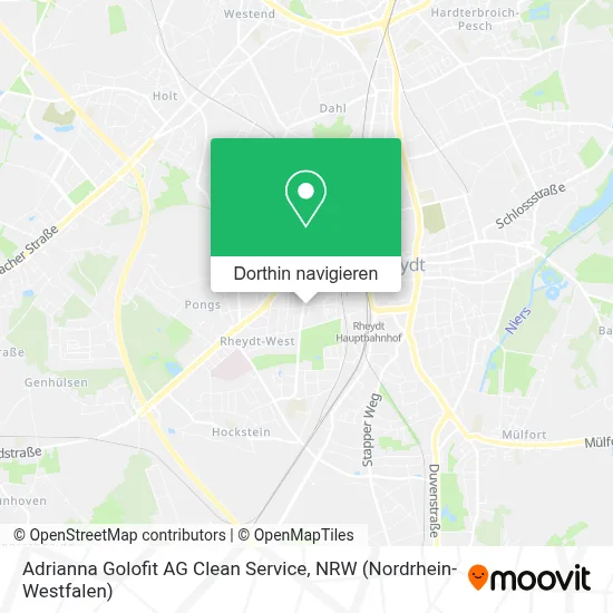 Adrianna Golofit AG Clean Service Karte