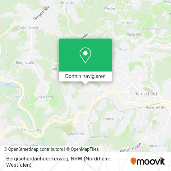 Bergischerdachdeckerweg Karte