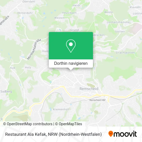 Restaurant Ala Kefak Karte