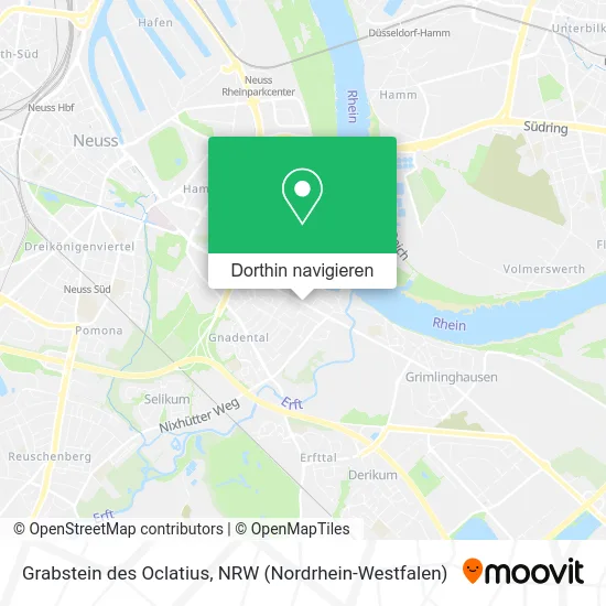 Grabstein des Oclatius Karte