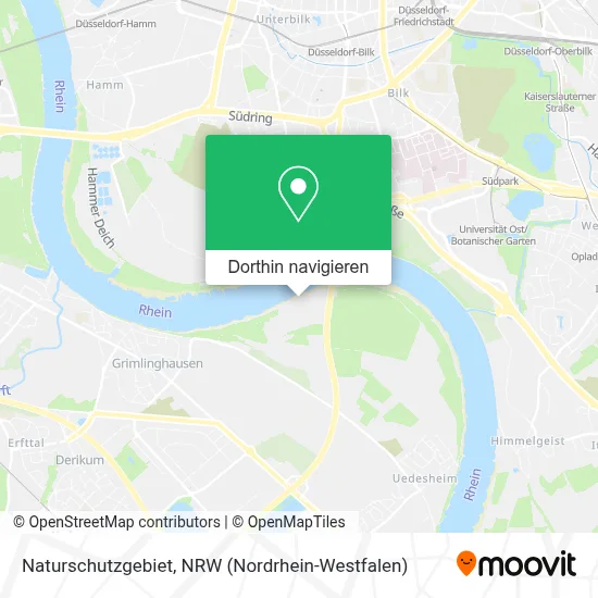 Naturschutzgebiet Karte