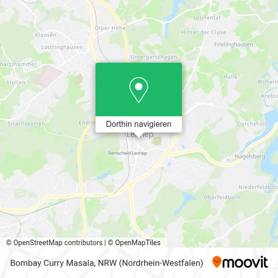 Bombay Curry Masala Karte