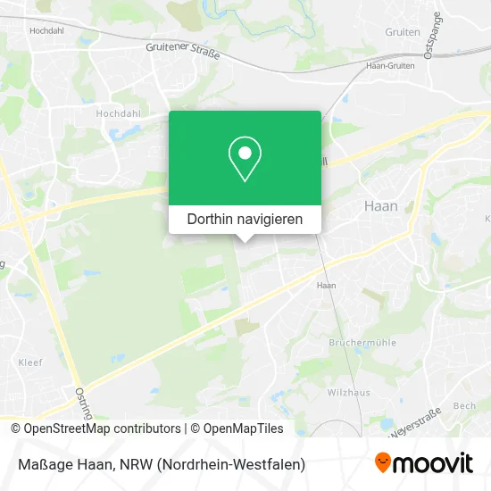 Maßage Haan Karte