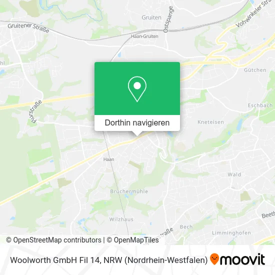 Woolworth GmbH Fil 14 Karte