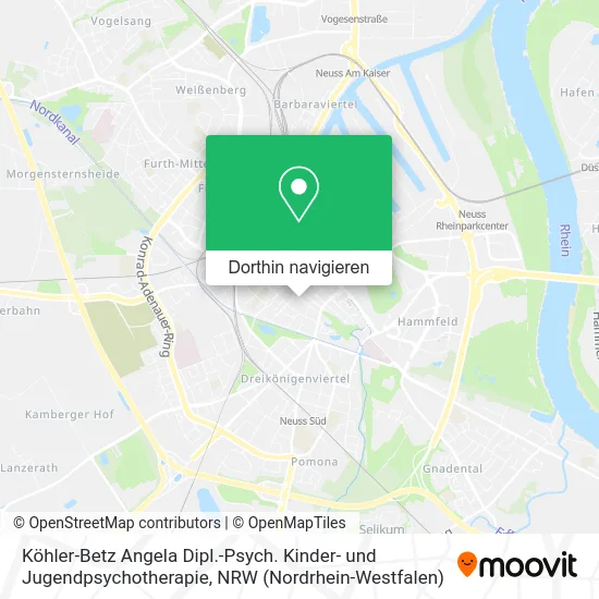 Köhler-Betz Angela Dipl.-Psych. Kinder- und Jugendpsychotherapie Karte