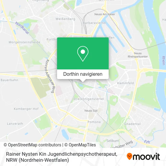 Rainer Nysten Kin Jugendlichenpsychotherapeut Karte