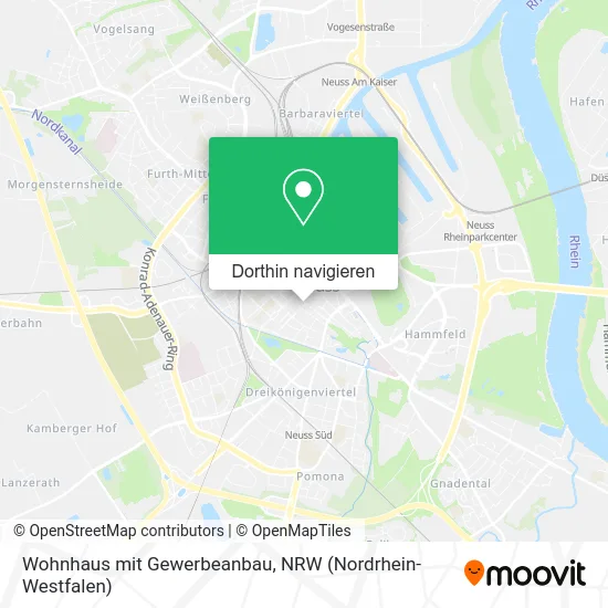 Wohnhaus mit Gewerbeanbau Karte