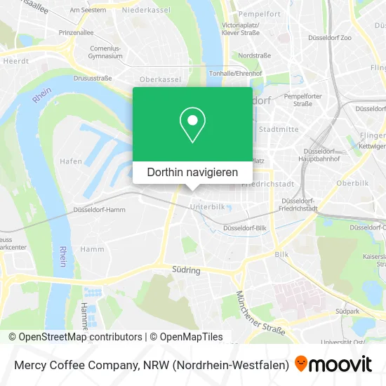 Mercy Coffee Company Karte