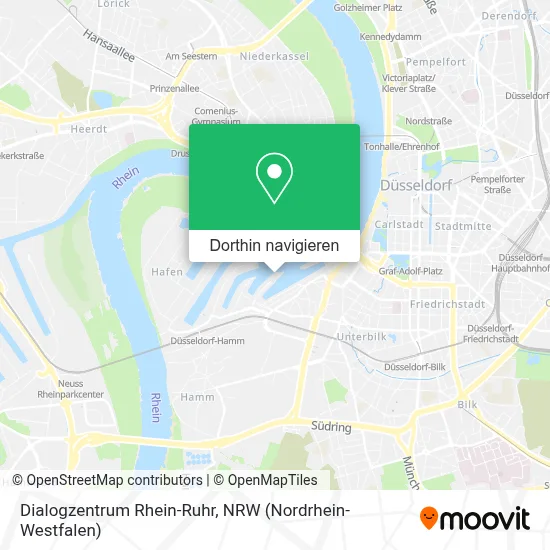Dialogzentrum Rhein-Ruhr Karte