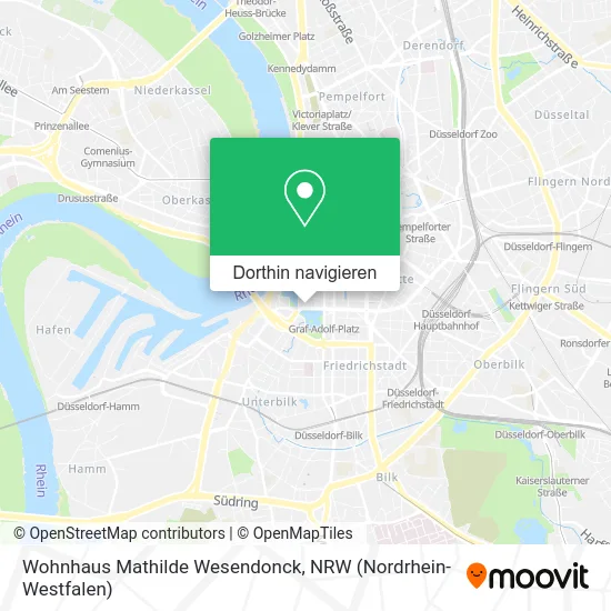 Wohnhaus Mathilde Wesendonck Karte