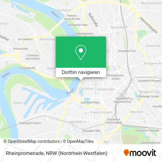 Rheinpromenade Karte