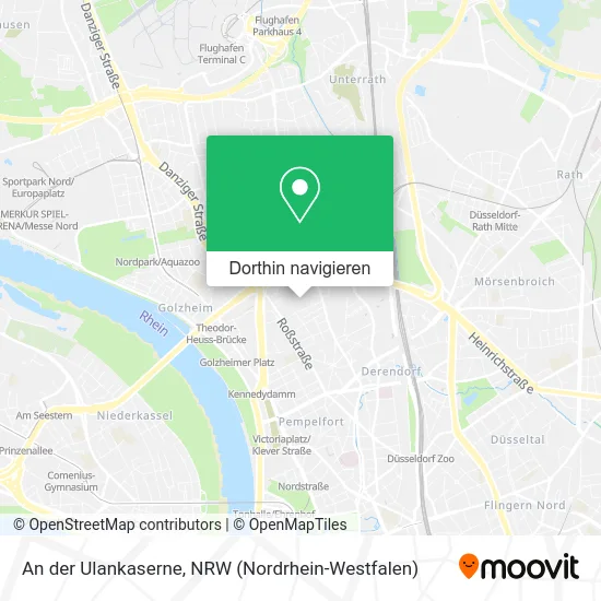 An der Ulankaserne Karte