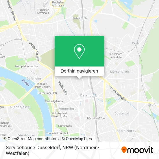 Servicehouse Düsseldorf Karte